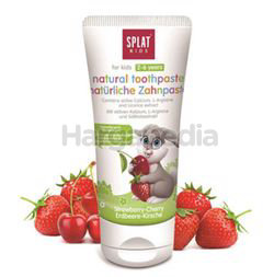 Splat Kids 2-6 Years Cherry Wild Strawberry Toothpaste 50ml Splat Kids 2-6 Years Cherry Wild Strawberry Toothpaste 50ml