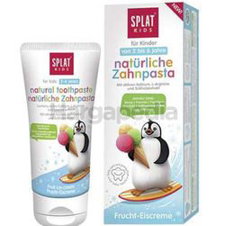 Splat Kids 2-6 Years Fruit Ice Cream Toothpaste 50ml Splat Kids 2-6 Years Fruit Ice Cream Toothpaste 50ml