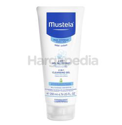 Mustela 2 In 1 Cleansing Gel Cleans & Soften 200ml Mustela 2 In 1 Cleansing Gel Cleans & Soften 200ml