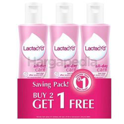 Lactacyd All Day Care Feminine Hygiene Wash 3x250ml Lactacyd All Day Care Feminine Hygiene Wash 3x250ml