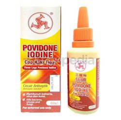 Three Legs Povidone Iodine 30ml Three Legs Povidone Iodine 30ml