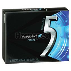 Wrigley's 5 Cobalt Peppermint 12s 32gm Wrigley's 5 Cobalt Peppermint 12s 32gm