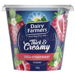 Dairy Farmers Thick & Creamy Yogurt Field Strawberry 600gm Dairy Farmers Thick & Creamy Yogurt Field Strawberry 600gm