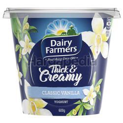 Dairy Farmers Thick & Creamy Yogurt Classic Vanilla 600gm Dairy Farmers Thick & Creamy Yogurt Classic Vanilla 600gm