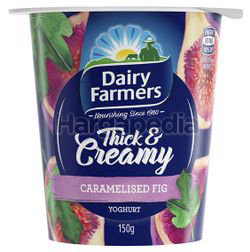 Dairy Farmers Thick & Creamy Yogurt Caramelised Fig 150gm Dairy Farmers Thick & Creamy Yogurt Caramelised Fig 150gm