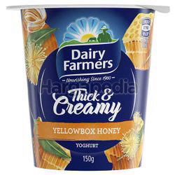 Dairy Farmers Thick & Creamy Yogurt Yellow Box Honey 150gm Dairy Farmers Thick & Creamy Yogurt Yellow Box Honey 150gm