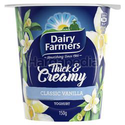 Dairy Farmers Thick & Creamy Yogurt Classic Vanilla 150gm Dairy Farmers Thick & Creamy Yogurt Classic Vanilla 150gm