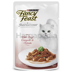 Fancy Feast Inspiration Cat Food Pouch Beef 70gm Fancy Feast Inspiration Cat Food Pouch Beef 70gm