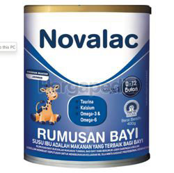 Novalac Step 1 Infant Formula 400gm Novalac Step 1 Infant Formula 400gm