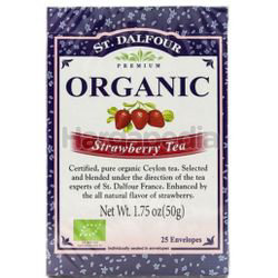St Dalfour Organic Strawberry Tea 25s St Dalfour Organic Strawberry Tea 25s