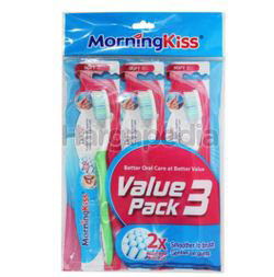 Morning Kiss Deluxe Soft Toothbrush 3s Morning Kiss Deluxe Soft Toothbrush 3s