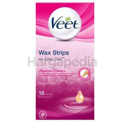 Veet Wax Strips Supreme Essence 18s Veet Wax Strips Supreme Essence 18s