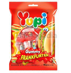 Yupi Gummy Candies Frankfurter 96gm Yupi Gummy Candies Frankfurter 96gm