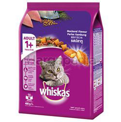 Whiskas Adult 1+ Dry Cat Food Mackerel 480gm Whiskas Adult 1+ Dry Cat Food Mackerel 480gm