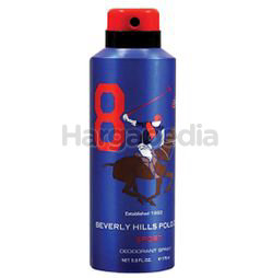 Beverly Hills Polo Club Body Spray Sport No.8 175ml Beverly Hills Polo Club Body Spray Sport No.8 175ml