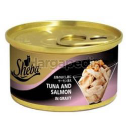 Sheba Cat Food Tuna & Salmon in Gravy 85gm Sheba Cat Food Tuna & Salmon in Gravy 85gm