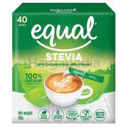 Equal Stevia Sweetener Sticks 40s Equal Stevia Sweetener Sticks 40s