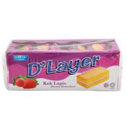 Hwa Tai D'Layer Strawberry Layer Cake 408gm Hwa Tai D'Layer Strawberry Layer Cake 408gm