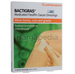 Smith & Nephew Bactigras 10cmx10cm 3s Smith & Nephew Bactigras 10cmx10cm 3s