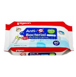 Pigeon Anti-Bacterial Wet Tissue 60s Pigeon Anti-Bacterial Wet Tissue 60s