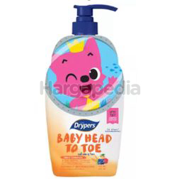 Drypers Baby Head to Toe Fruit Complex Pink Fong LE 750ml Drypers Baby Head to Toe Fruit Complex Pink Fong LE 750ml