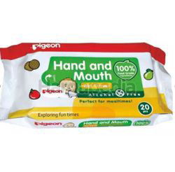 Pigeon Hand & Mouth Wet Tissues 20s Pigeon Hand & Mouth Wet Tissues 20s