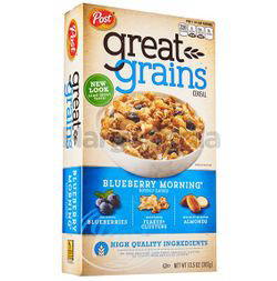 Post Great Grain Blueberry Morning 382gm Post Great Grain Blueberry Morning 382gm