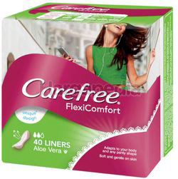 Carefree Aloe Vera Breathable Pantyliner 40s Carefree Aloe Vera Breathable Pantyliner 40s