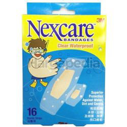 3M Nexcare Clear Waterproof Bandages 16s 3M Nexcare Clear Waterproof Bandages 16s