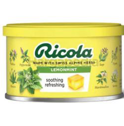Ricola Swiss Herb Candy Lemon Mint 100gm Ricola Swiss Herb Candy Lemon Mint 100gm