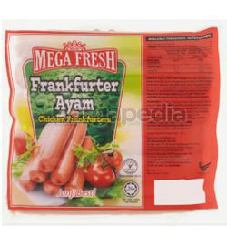 Mega Fresh Chicken Frankfurters 300gm Mega Fresh Chicken Frankfurters 300gm