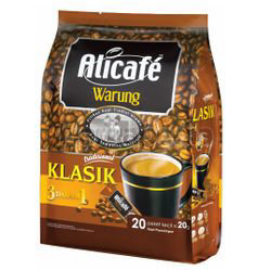 Ali Cafe 3in1 Warung Classic Premix Coffee 20x20gm Ali Cafe 3in1 Warung Classic Premix Coffee 20x20gm