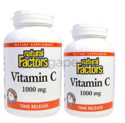 Natural Factors Vitamin C With Bioflavonoids & Roseships 180s+90s Natural Factors Vitamin C With Bioflavonoids & Roseships 180s+90s