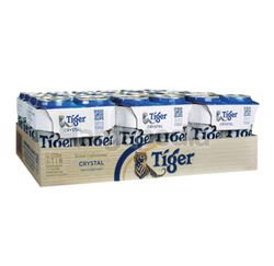 Tiger Crystal Beer Can 24x320ml Tiger Crystal Beer Can 24x320ml