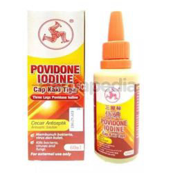 Three Legs Povidone Iodine 60ml Three Legs Povidone Iodine 60ml