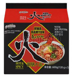 Paldo Korean Noodle Hwa Ramyun 5x120gm Paldo Korean Noodle Hwa Ramyun 5x120gm