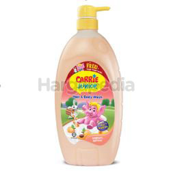 Carrie Junior Baby Hair & Body Wash Yoghurt Apricot 1lit Carrie Junior Baby Hair & Body Wash Yoghurt Apricot 1lit