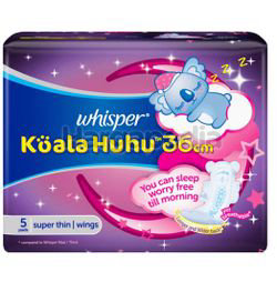 Whisper Koala Overnight Wing 36cm 5s Whisper Koala Overnight Wing 36cm 5s
