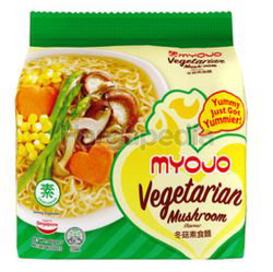 Myojo Instant Noodles Vegetarian Mushroom 5x80gm Myojo Instant Noodles Vegetarian Mushroom 5x80gm