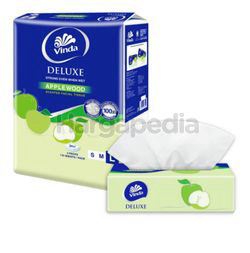 Vinda Deluxe Soft Pack Facial Tissue Apple Wood Large 4x110s Vinda Deluxe Soft Pack Facial Tissue Apple Wood Large 4x110s