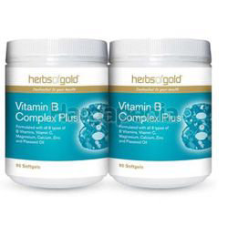 Herbs Of Gold Vitamin B Complex Plus 2x90s Herbs Of Gold Vitamin B Complex Plus 2x90s