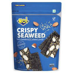 NOi Crispy Seaweed With Almond Slice Original 40gm NOi Crispy Seaweed With Almond Slice Original 40gm