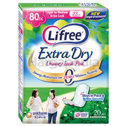 Lifree Extra Dry Pad 80CC 20s Lifree Extra Dry Pad 80CC 20s