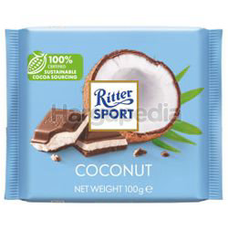 Ritter Sport Chocolate Coconut 100gm Ritter Sport Chocolate Coconut 100gm