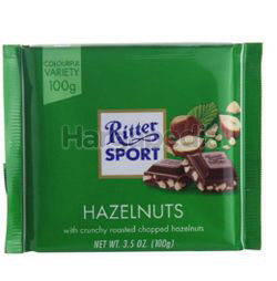 Ritter Sport Chocolate Hazelnut 100gm Ritter Sport Chocolate Hazelnut 100gm