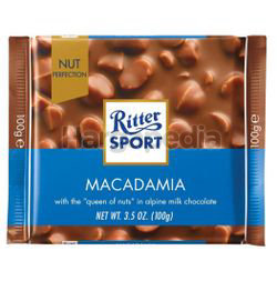 Ritter Sport Chocolate Macadamia 100gm Ritter Sport Chocolate Macadamia 100gm