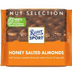 Ritter Sport Chocolate Honey Salt Almonds 100gm Ritter Sport Chocolate Honey Salt Almonds 100gm