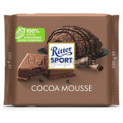 Ritter Sport Cocoa Mousse Chocolate 100gm Ritter Sport Cocoa Mousse Chocolate 100gm