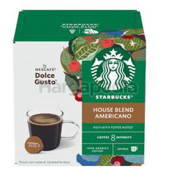 Starbucks Americano House Blend 12 Cap 120gm Starbucks Americano House Blend 12 Cap 120gm