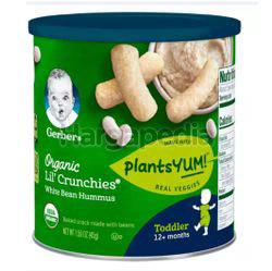 Gerber Organic Lil' Crunchies White Bean Hummus 45gm Gerber Organic Lil' Crunchies White Bean Hummus 45gm